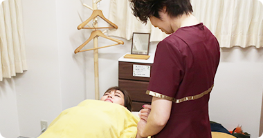 2.仰向けでの身体の治療